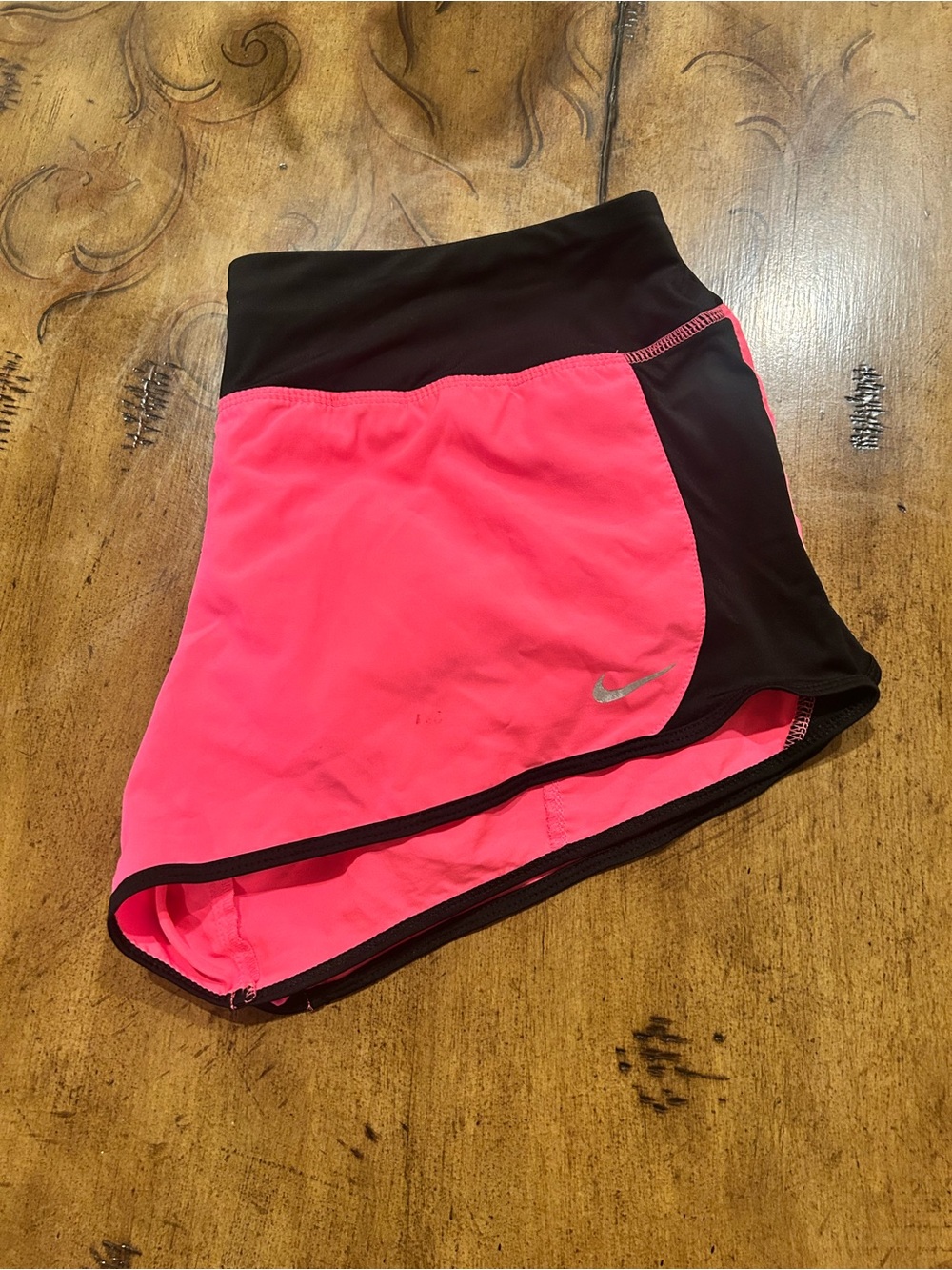 Nike Women’s Hot Pink and Black Athletic Shorts